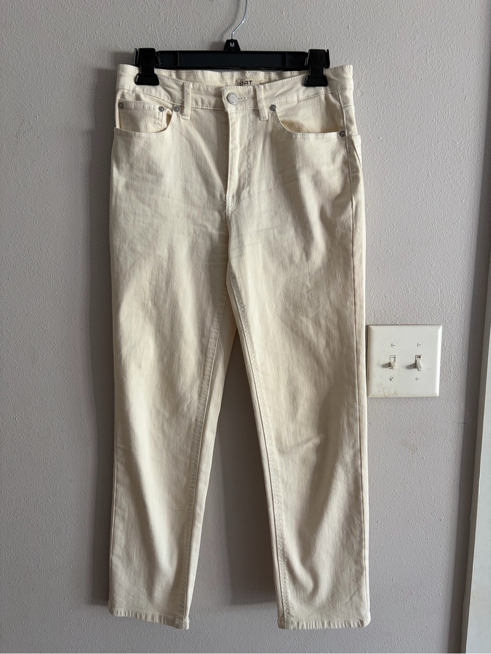 Oat New York Off-White Straight Jeans